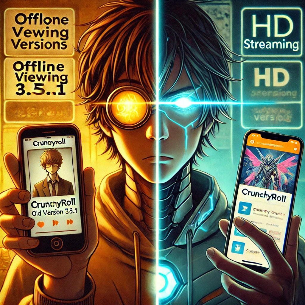 Crunchyroll Old Version vs Latest Version